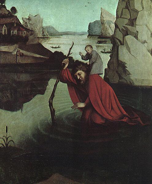 Conrad Witz Saint Christopher oil painting image